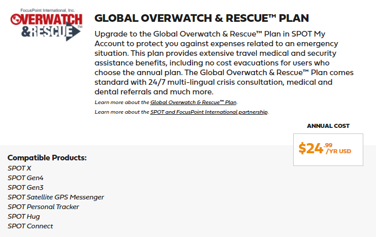 GLOBAL OVERWATCH & RESCUE™ PLAN